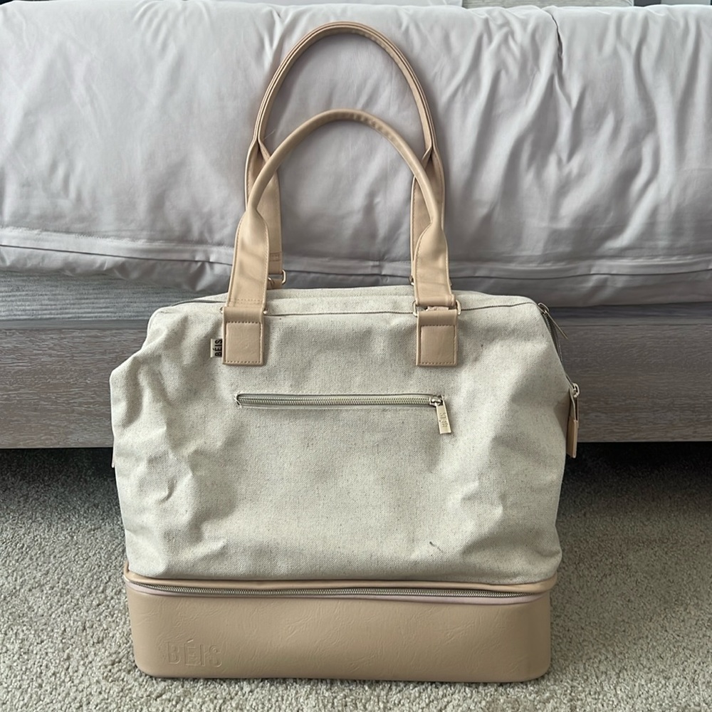 BEIS Mini Weekender (Beige)